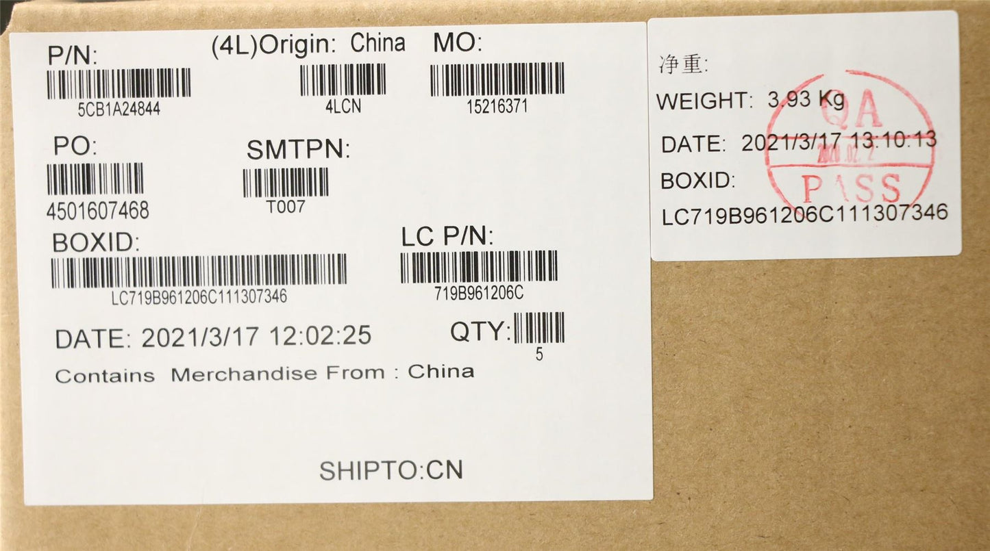Lenovo Upper Case ASM_SPAL81YQBLNFPPGML 5CB1A24844