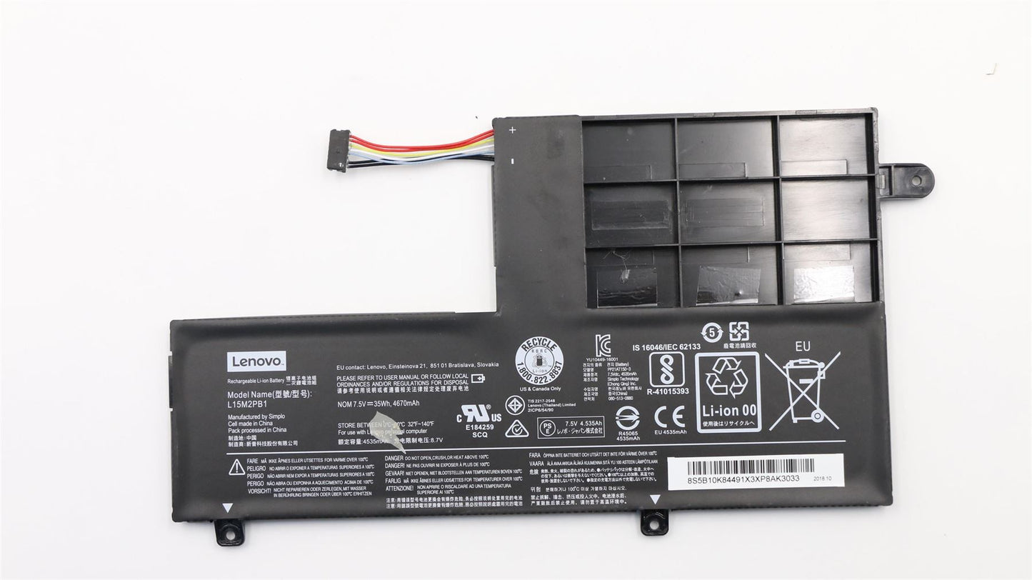 Lenovo Yoga 510-14AST 510-14IKB 510-14ISK 510-15IKB Battery 5B10K84491