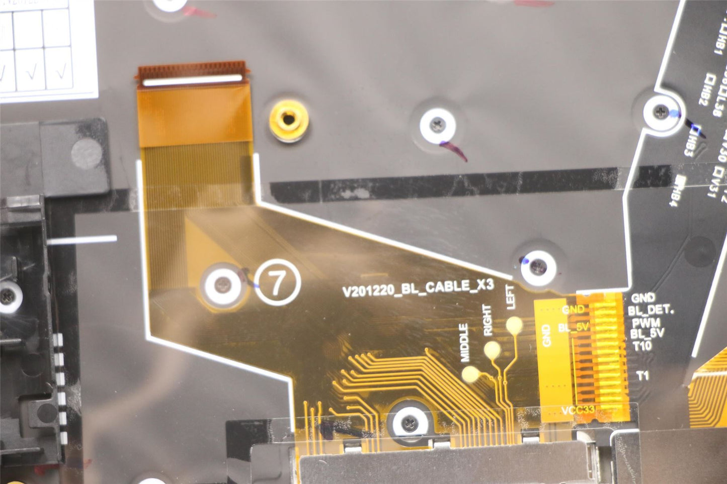 Lenovo MECH_ASM GRP KBD BZL,SLV,WL,DB,CHY 5M11C53254