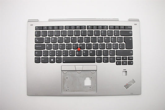 Lenovo Yoga X1 2nd Gen Keyboard Palmrest Top Cover Hungarian Silver 01LV016