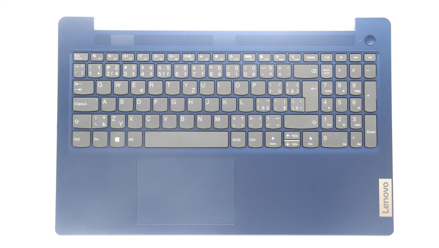 Lenovo IdeaPad 3 15IAN8 Palmrest Cover Touchpad Keyboard Abyss Blue 5CB1K91164