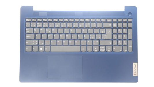 Lenovo IdeaPad 3 15IAN8 Palmrest Cover Touchpad Keyboard Abyss Blue 5CB1K91164