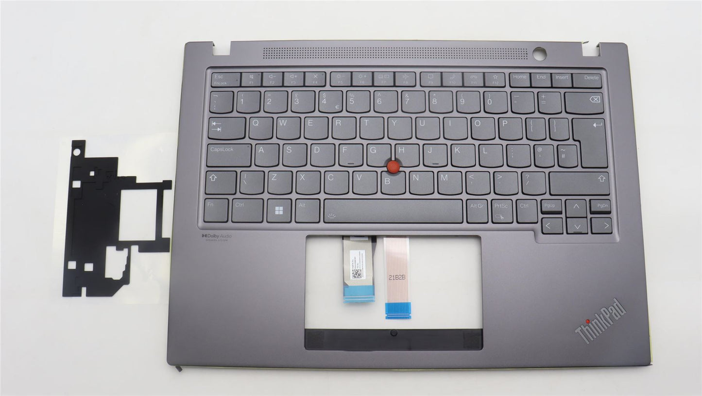 Lenovo ThinkPad T14s Gen 3 Keyboard Palmrest Top Cover UK Black 5M11H52493