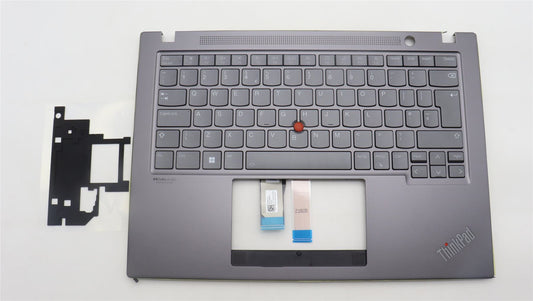 Lenovo ThinkPad T14s Gen 3 Keyboard Palmrest Top Cover UK Black 5M11H52493