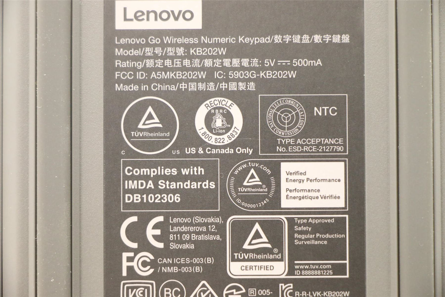 Lenovo Numeric Keypad 5D51C33881