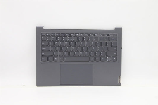 Lenovo Yoga 7 14IHU5 Palmrest Cover Touchpad Keyboard US Europe Grey 5CB1C19258