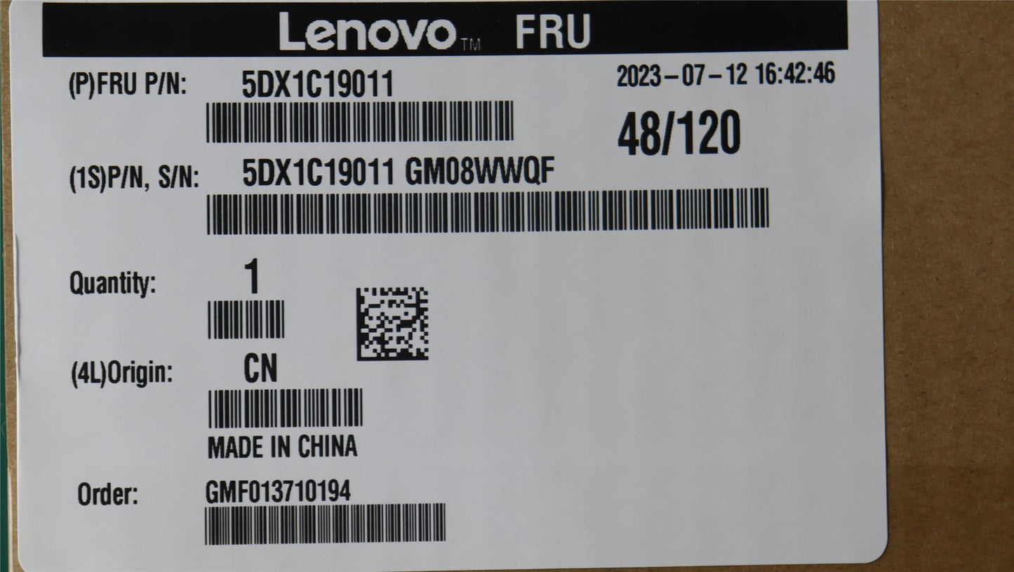 Lenovo 5DX1C19011 OPT_DRIVE HL GUE1N 9.0 DVDWriter WB EH