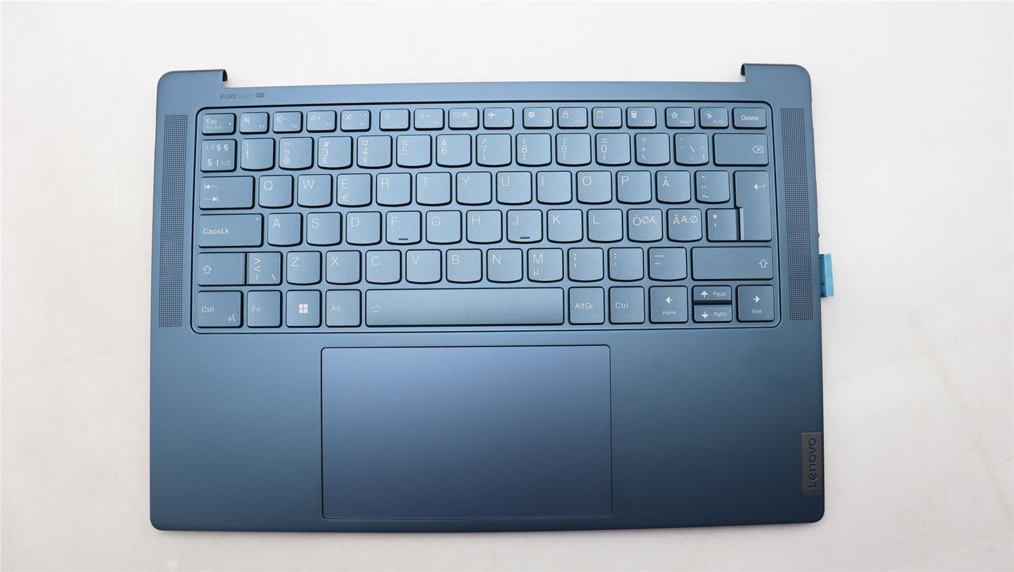 Lenovo Yoga 7 14APH8 Palmrest Cover Touchpad Keyboard Nordic 5CB1L80222