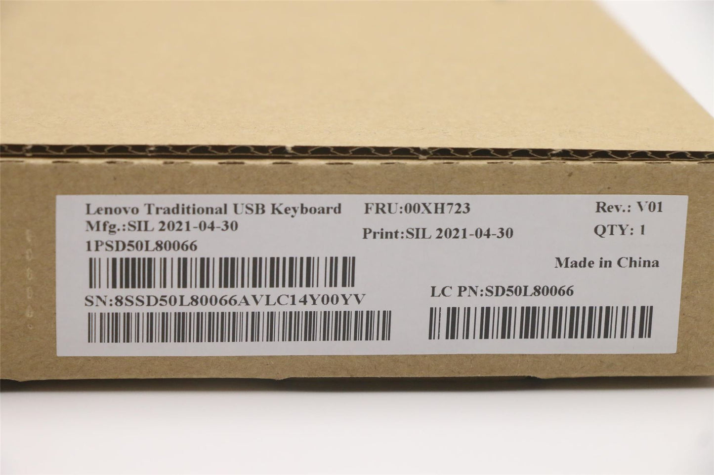 Lenovo USB TRDTNL KB BK THAI 00XH723