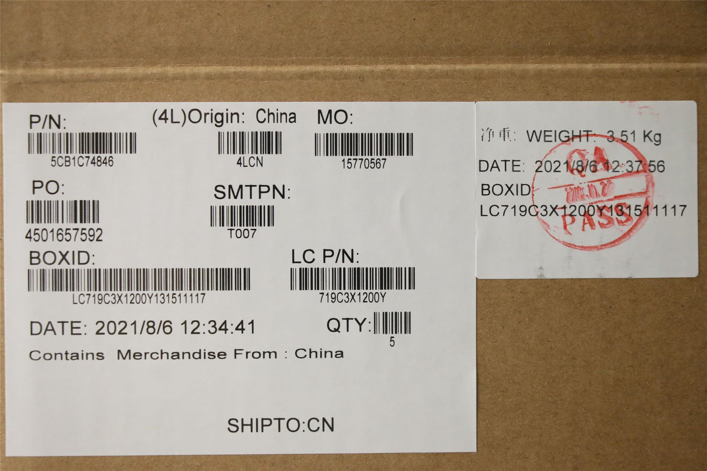 Lenovo Upper Case ASM_HBWL82JUBUWHW/F 5CB1C74846