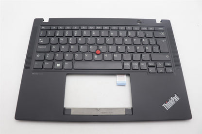 Lenovo ThinkPad X13 Gen 4 Keyboard Palmrest Top Cover Nordic Black 5M11H94313