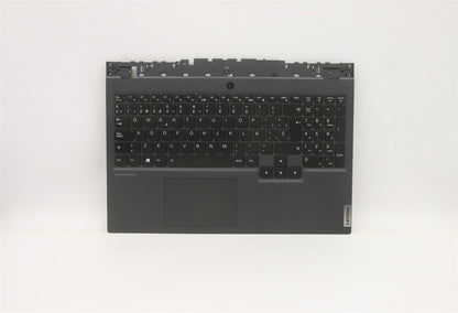 Lenovo Legion 5 15ARH05 Palmrest Cover Touchpad Keyboard Spanish Grey 5CB0Z27730