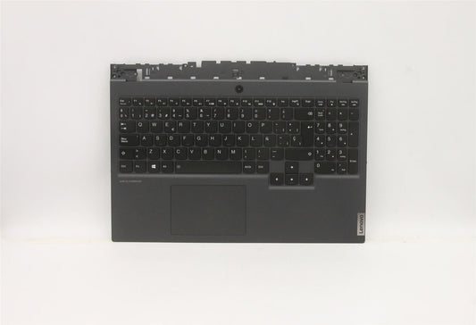 Lenovo Legion 5 15ARH05 Palmrest Cover Touchpad Keyboard Spanish Grey 5CB0Z27730