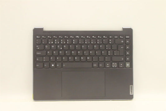 Lenovo Yoga 9 14IAP7 Keyboard Palmrest Top Cover German Grey 5CB1H23715