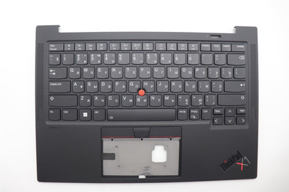 Lenovo Carbon X1 9th Keyboard Palmrest Top Cover Russain Black 5M11C53253