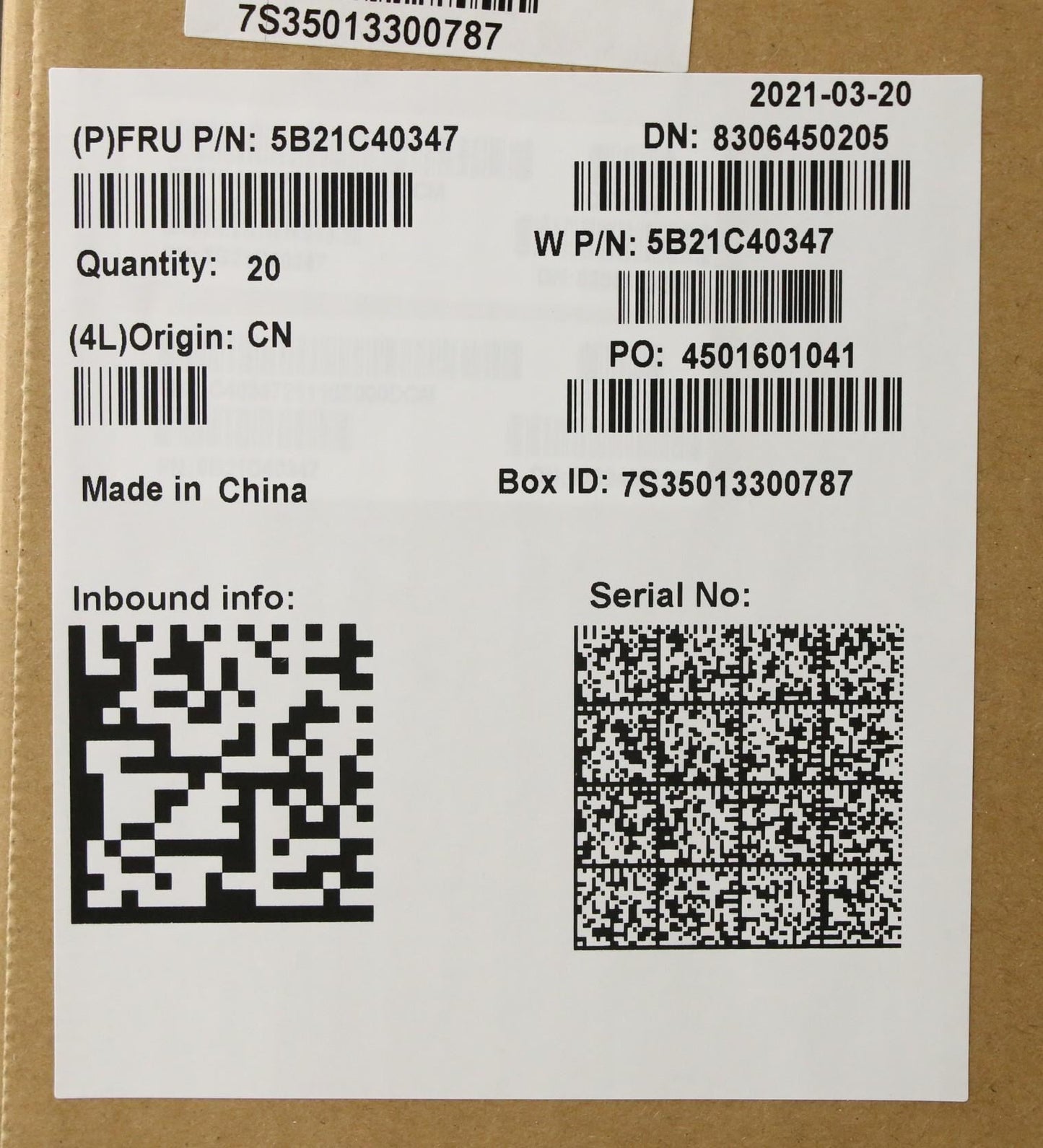 Lenovo i5-10210U16GWL,WIN,NA,YdT,YAB 5B21C40347