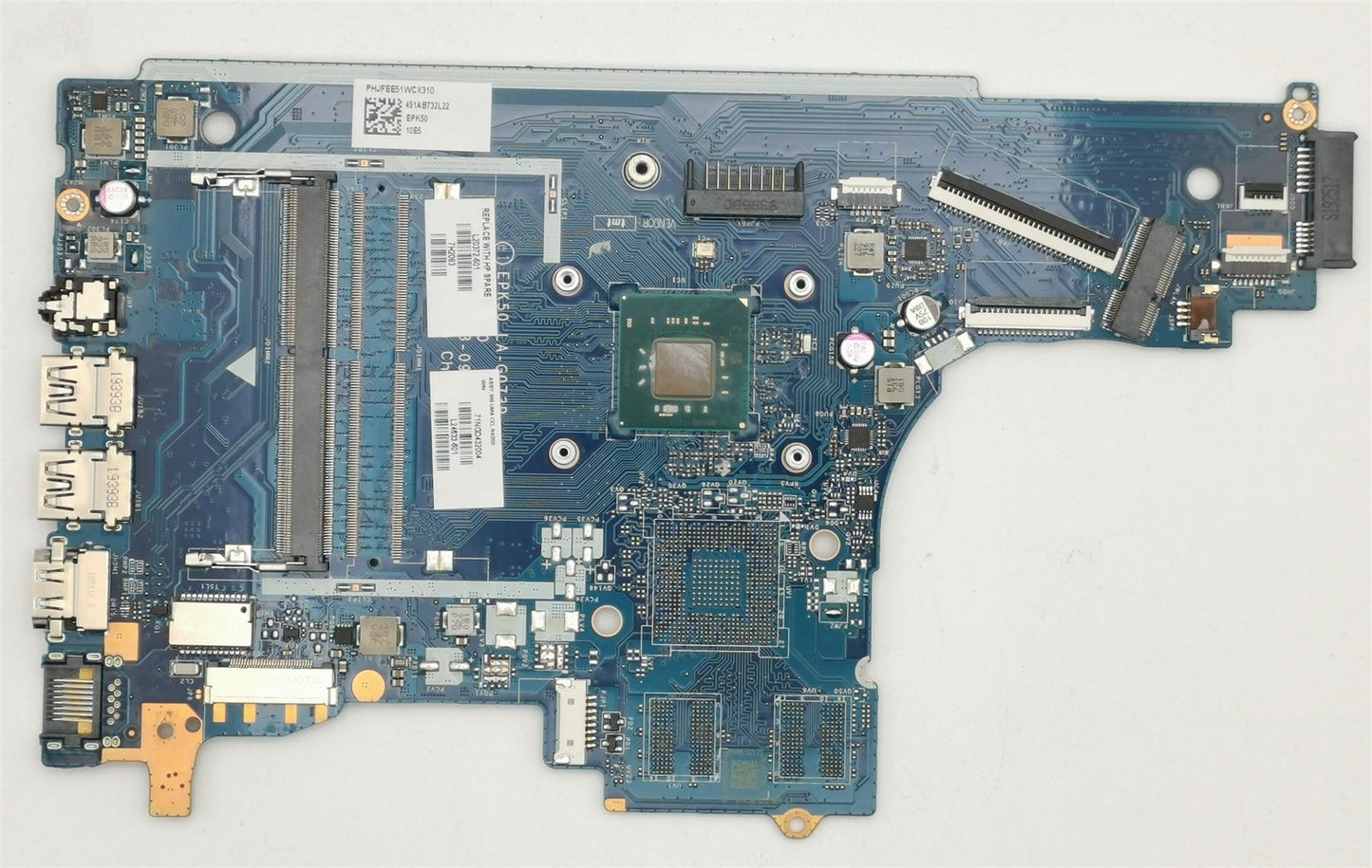 Genuine HP 15-DA Motherboard Main Board Intel Celeron N4000 L20372-601