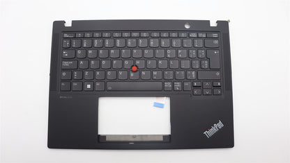 Lenovo ThinkPad X13 Gen 4 Keyboard Palmrest Top Cover Black Backlit 5M11H94505