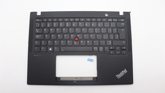 Lenovo ThinkPad X13 Gen 4 Keyboard Palmrest Top Cover Black Backlit 5M11H94505