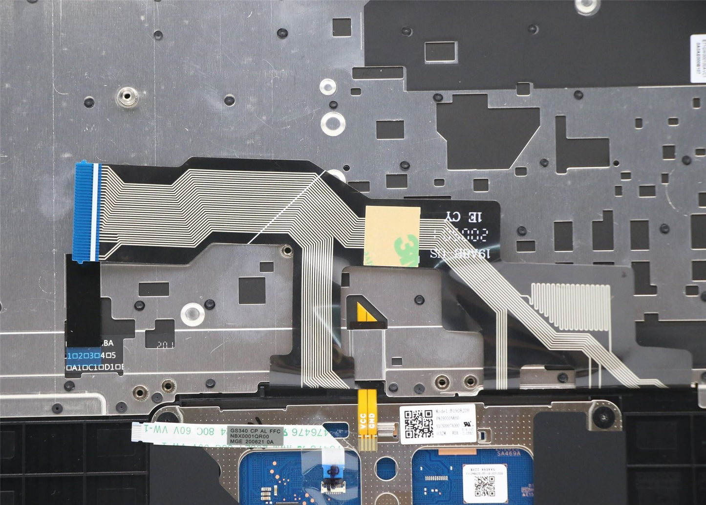 Lenovo IdeaPad S540-13IML Palmrest Cover Touchpad Keyboard Grey 5CB0Z27856