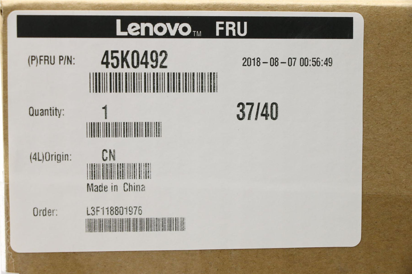 Lenovo OPT_DRIVE 9.0mm DVDROM with out bezel 45K0492