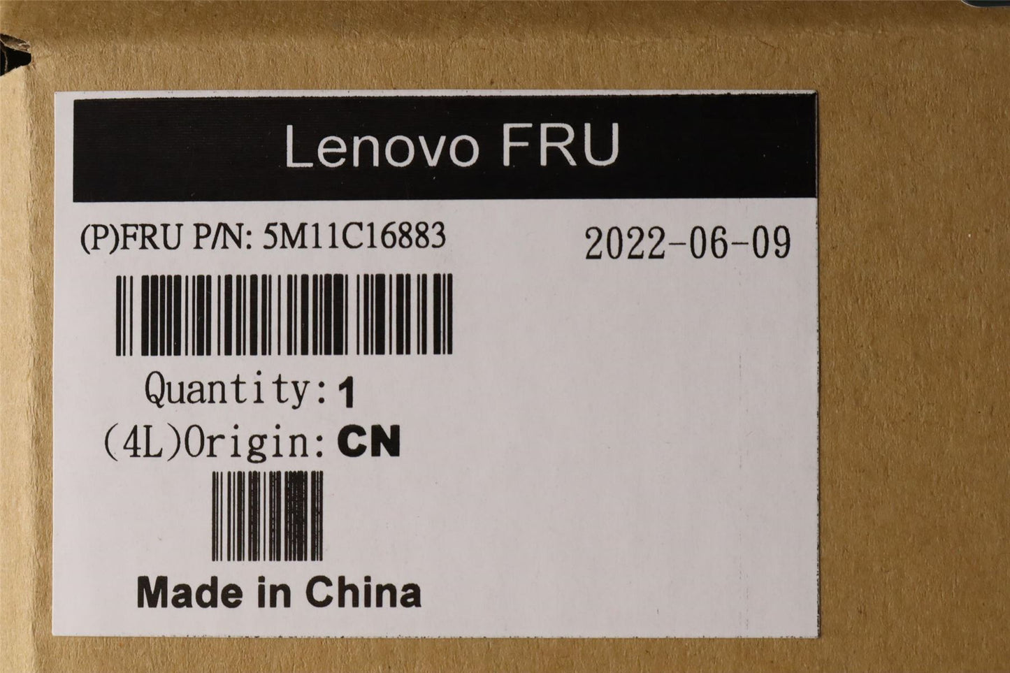 Lenovo Ty8 MEM W HOLE COVER,AVC 5M11C16883