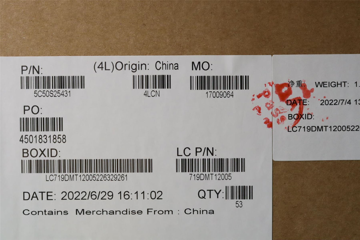 Lenovo USB BOARD L 82T5 IO/B 5C50S25431