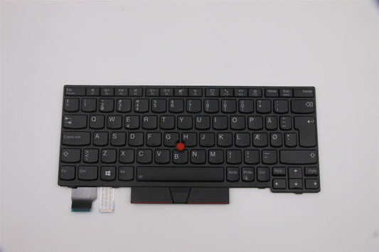 Lenovo ThinkPad L13 2 X13 Keyboard Danish Black Backlit 5N20V43336