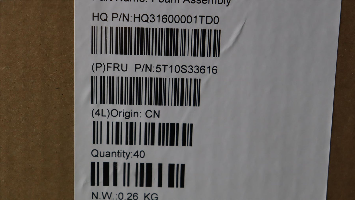 Lenovo TAPE RF EDP XIBOCAI H 82YN 5pcs 5T10S33616