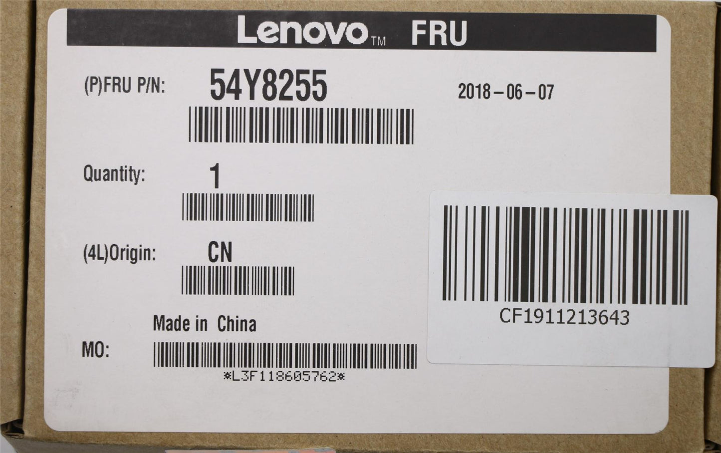 Lenovo FRU, Cable 54Y8255