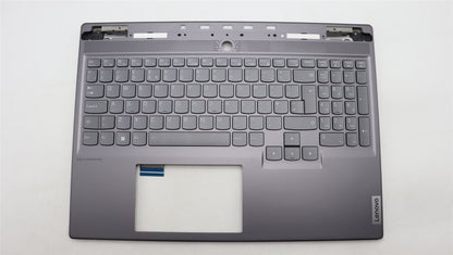 Lenovo Legion S7 16APH8 Keyboard Palmrest Top Cover UK White Backlit 5CB1L68873