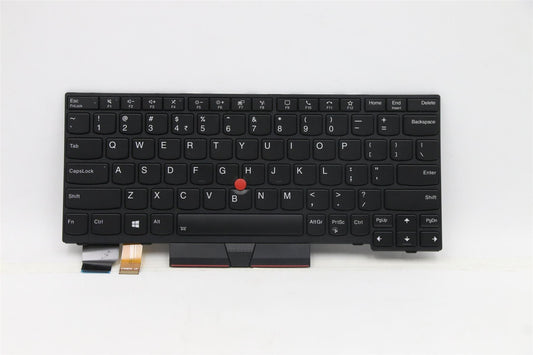 Lenovo ThinkPad L13 2 X13 Keyboard Indian US Black Backlit 5N20V43212