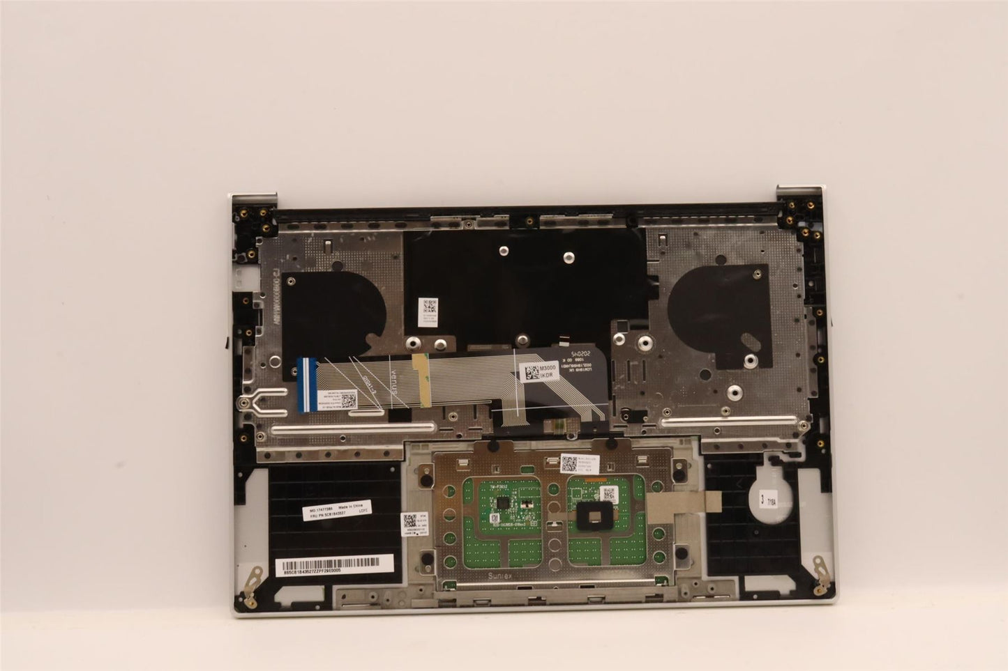 Lenovo IdeaPad 7 14ACH5 Palmrest Cover Touchpad Keyboard UK Iron Grey 5CB1B43527
