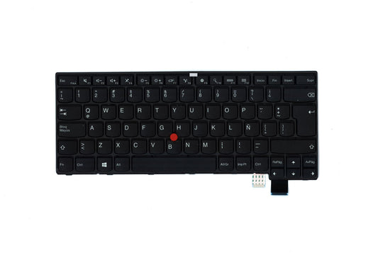 Lenovo ThinkPad 13 T460s Keyboard Latin Spanish Black 01YR049