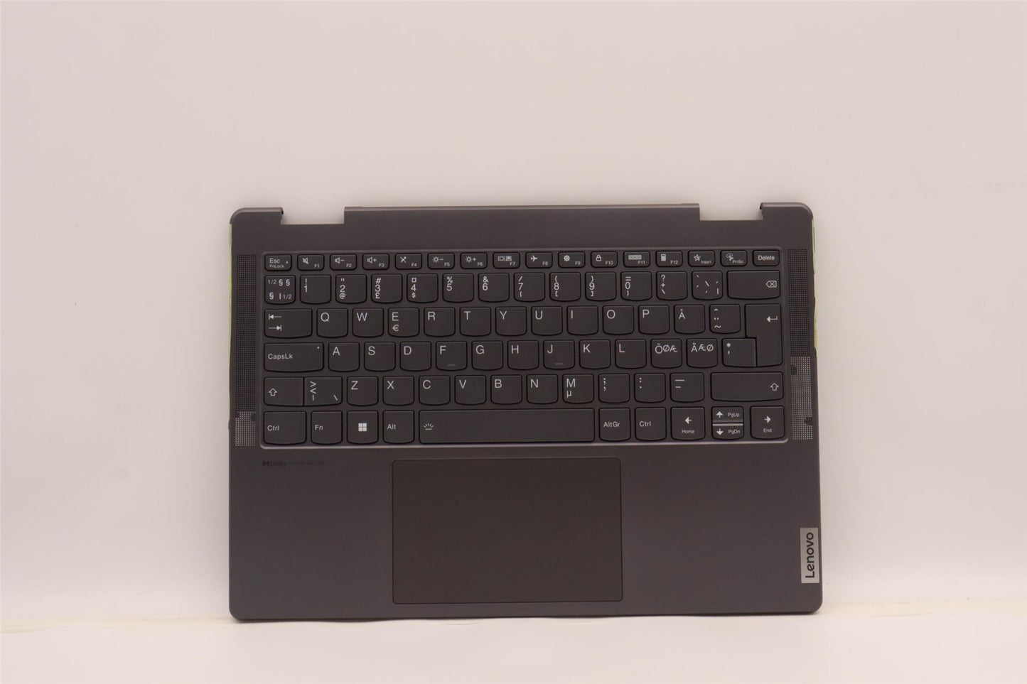 Lenovo Yoga 7 14ARB7 Palmrest Cover Touchpad Keyboard Nordic 5CB1J11129