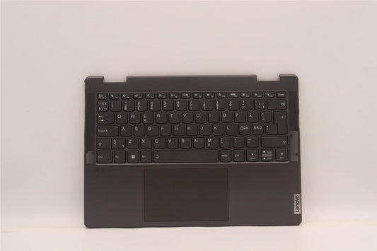 Lenovo Yoga 7 14ARB7 Palmrest Cover Touchpad Keyboard Nordic 5CB1J11129