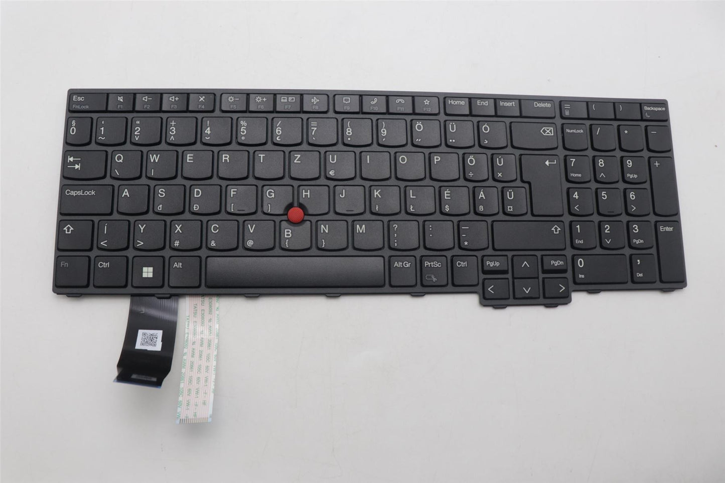 Lenovo ThinkPad P16s 1 L15 3 T16 1 Keyboard Hungarian Black 5N21D93811
