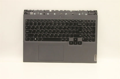 Lenovo Legion 5 16ITH6 Palmrest Touchpad Cover Keyboard Greek Grey 5CB1D09629
