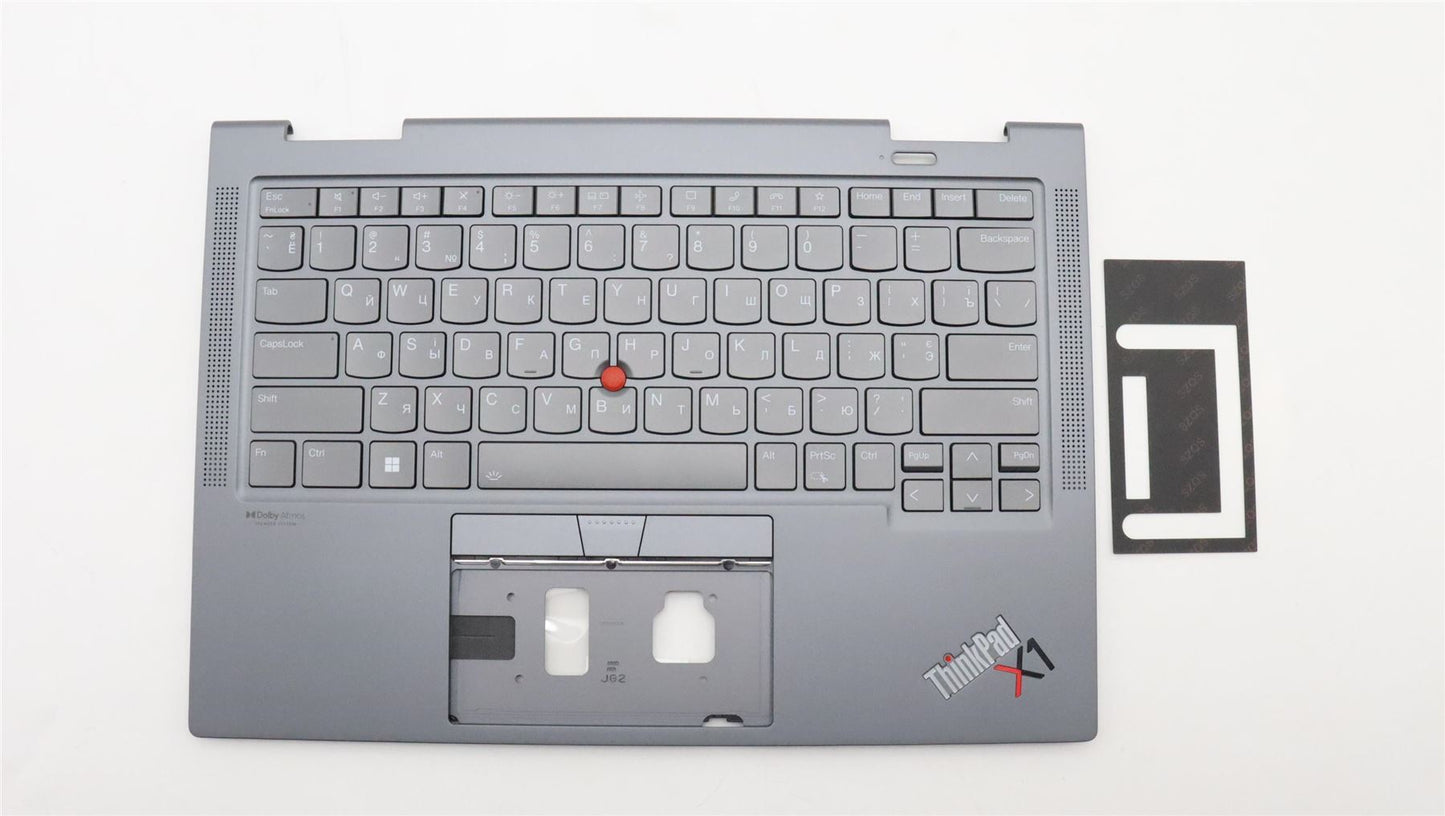Lenovo ThinkPad X1 7th Gen Keyboard Palmrest Top Cover Ukrainian 5M11H45797