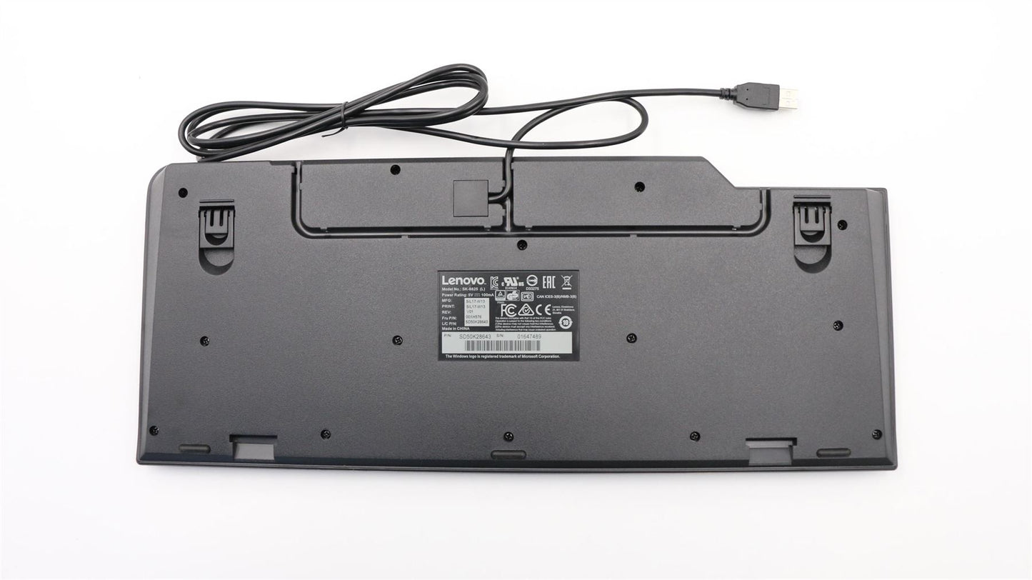 Lenovo ThinkCentre M77 M90z M91p E31 M82 M92 USB Wired Keyboard Black 54Y9439