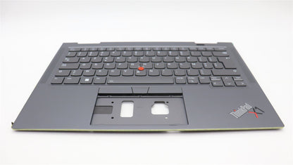 Lenovo ThinkPad X1 7th Gen Keyboard Palmrest Top Cover Belgian 5M11H45767