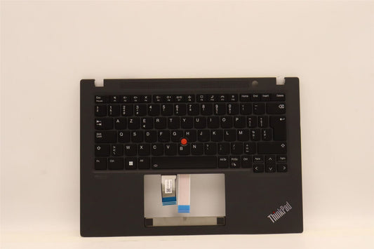 Lenovo ThinkPad T14s Gen 3 Keyboard Palmrest Top Cover Belgian Black 5M11H27591