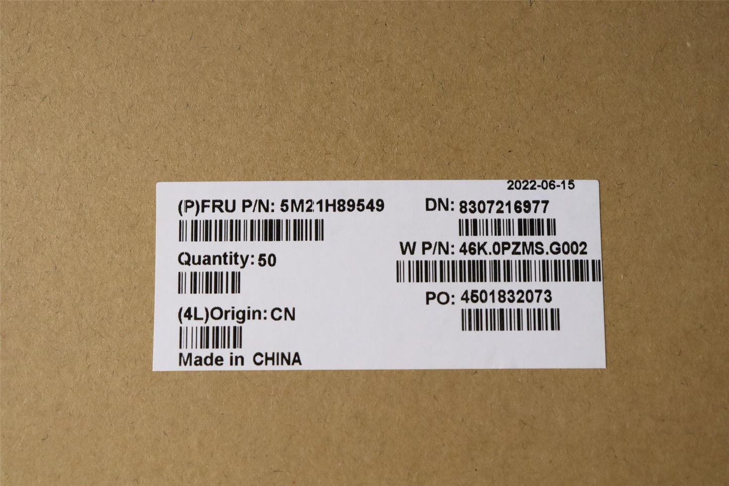 Lenovo MECHANICAL FRU Base Misc PKG Primus 5M21H89549