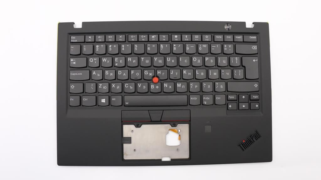 Lenovo ThinkPad X1 6th Gen Keyboard Palmrest Top Cover Bulgarian Black 01YR605