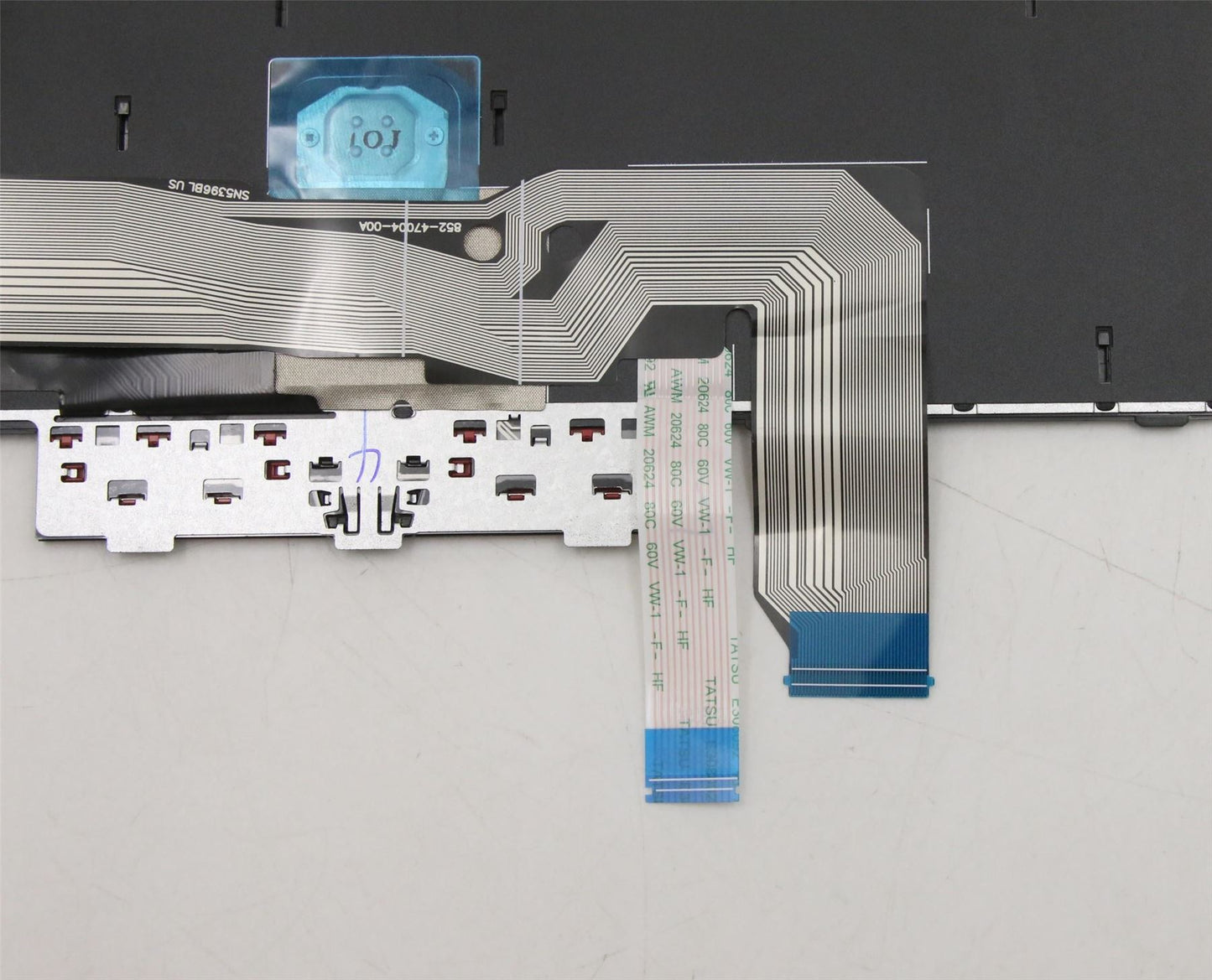 Lenovo ThinkPad L15 L15 Gen 2 L15 Gen 2 Keyboard Hebrew Black 5N20W68194