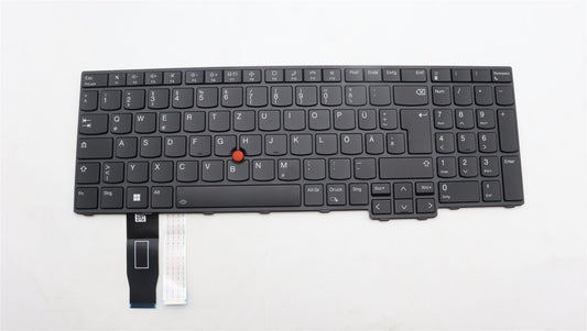 Lenovo ThinkPad P16v 1 P16s 2 L15 4 T16 2 Keyboard German Black 5N21K05015