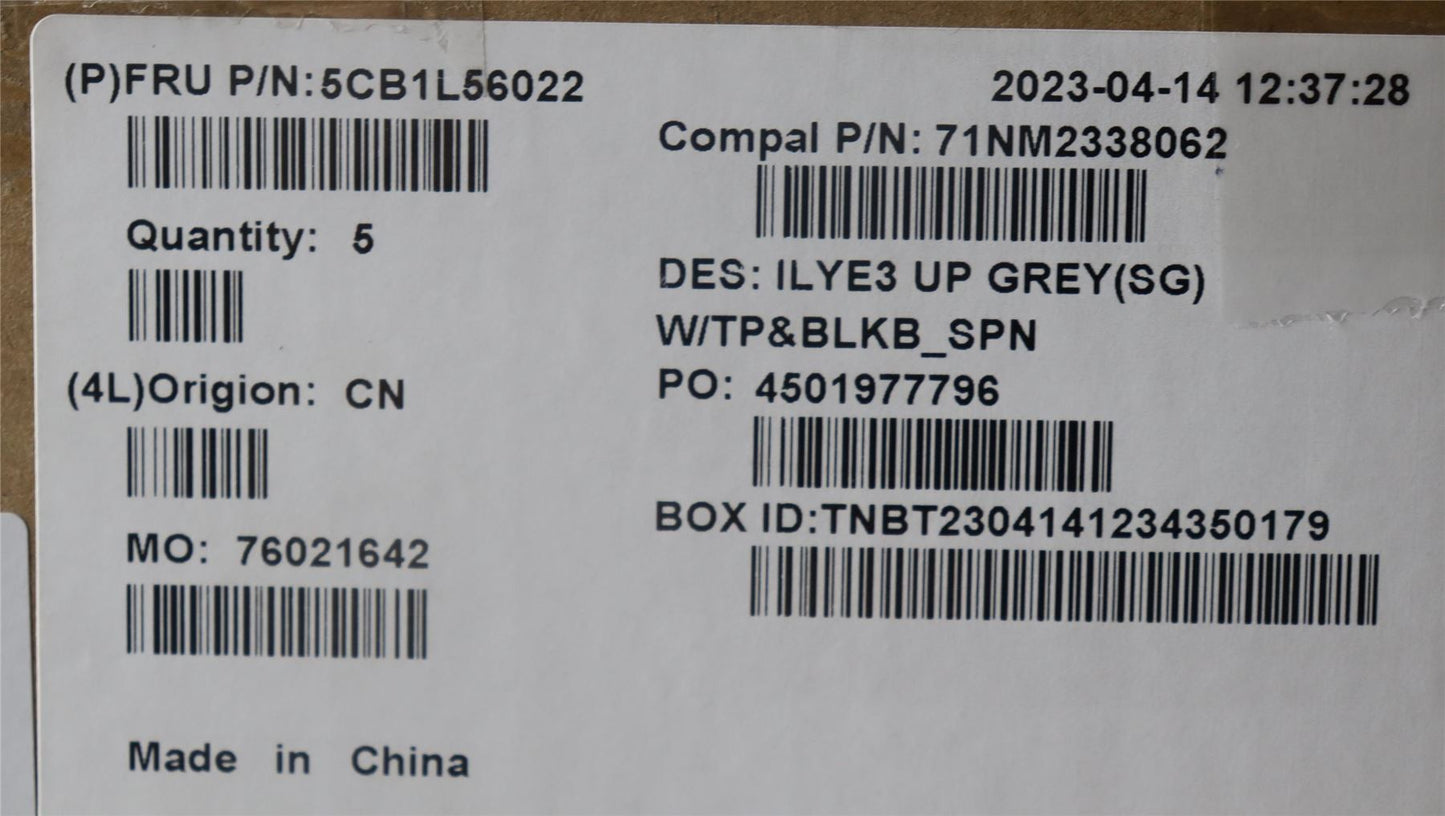 Lenovo Slim 5 16IRH8 5 16APH8 Palmrest Cover Touchpad Keyboard 5CB1L56022