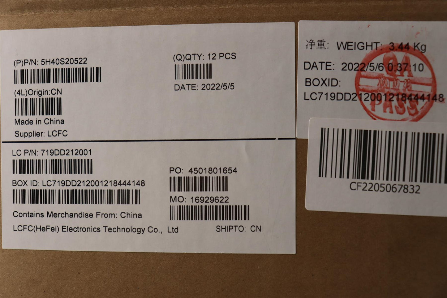 Lenovo Legion 5 15ARH7H Fan Heatsink 5H40S20522