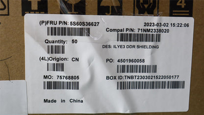 Lenovo SHIELD DIMM SHIELDING C 82YA 5S60S36627
