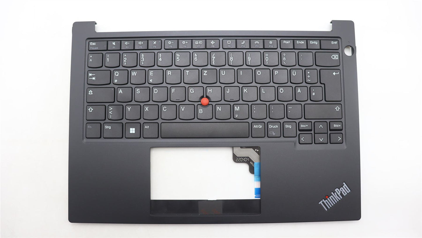 Lenovo ThinkPad E14 Gen 5 s Keyboard Palmrest Top Cover German Black 5M11L59685
